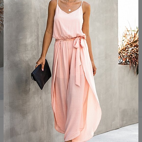 New Split-Hem Jumpsuit - Picture 1 of 4